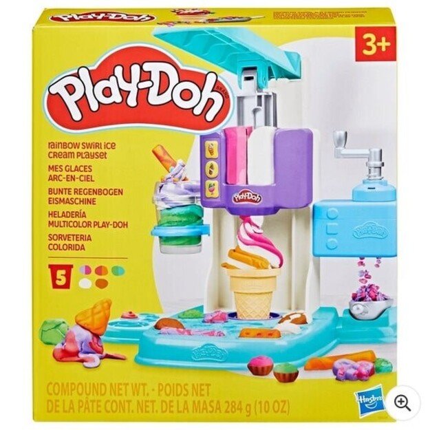 Play-Doh - Rainbow Swirl Ice Cream Playset (G0028)