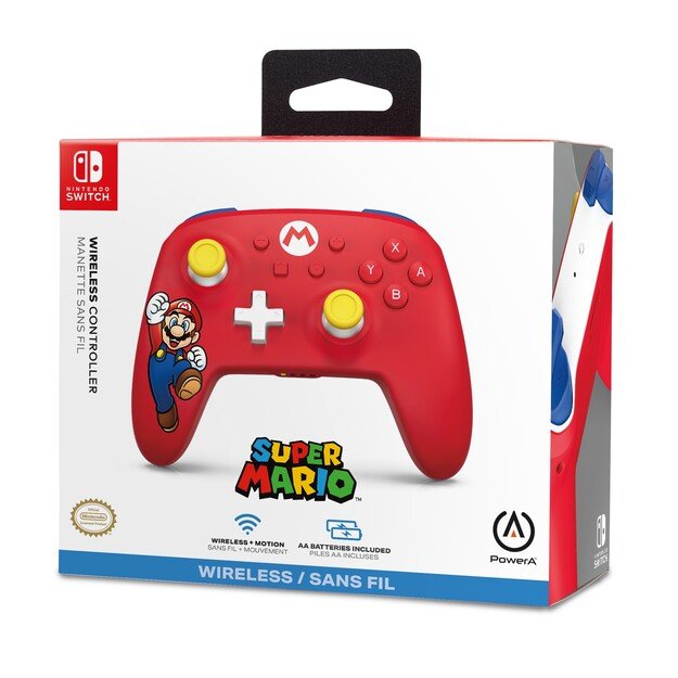 PowerA Wireless Controller ‒ Mario Joy (Nintendo Switch)