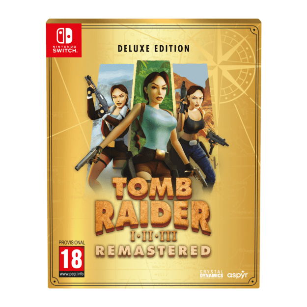 Tomb Raider I-III Remastered (Deluxe Edition)
      
        - Nintendo Switch