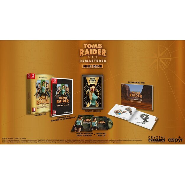 Tomb Raider I-III Remastered (Deluxe Edition)
      
        - Nintendo Switch