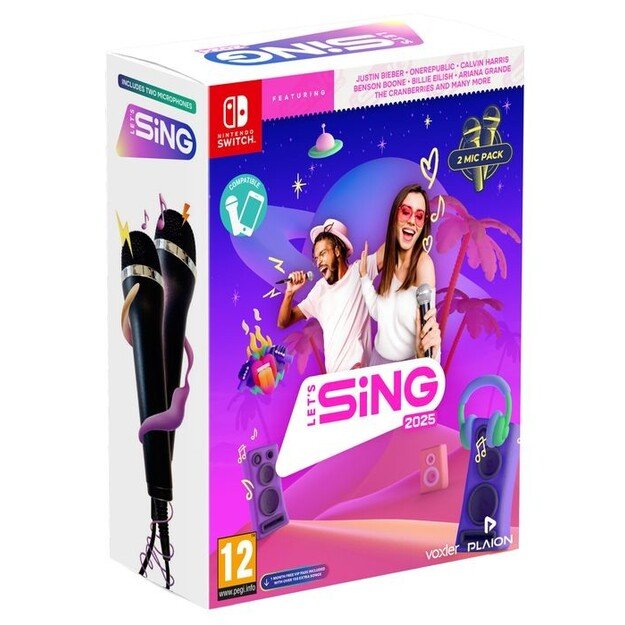 Let's Sing 2025 (Double Mic Bundle)
      
        - Nintendo Switch