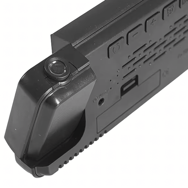 Zegar Elektroniczny Led Budzik Cyfrowy z Projektorem Laserowym Temperatura  5
