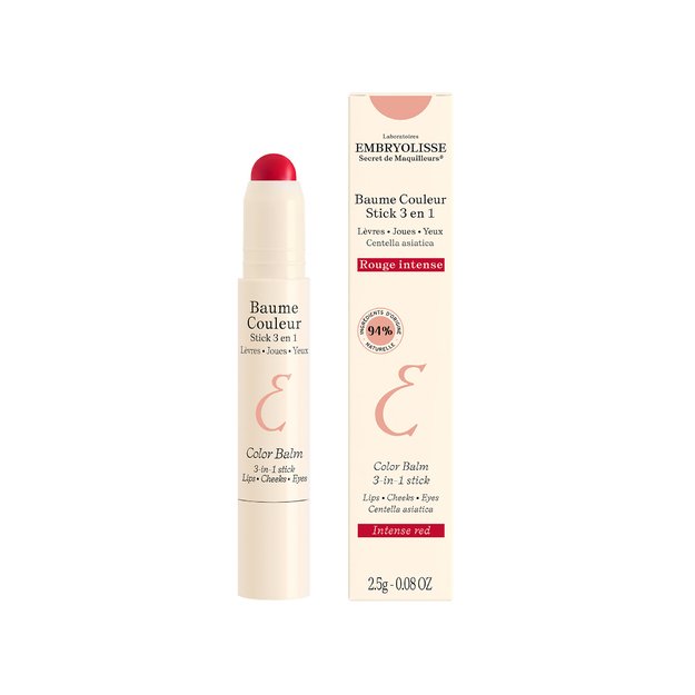 Embryolisse - Color Balm 3-In-1 Stick Intense Red 2,5G (EMB418000)