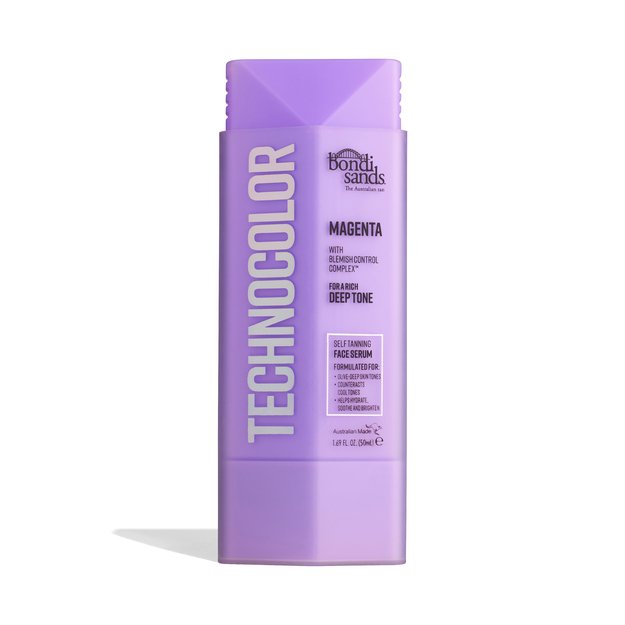Bondi Sands - Technocolor Magenta Face Self Tan Serum - Magenta 30 ml