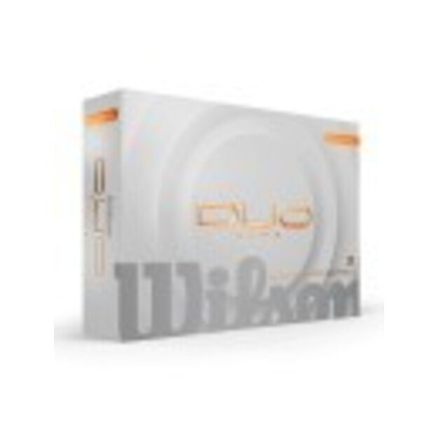 Wilson - DUO Soft Golf Ball - Orange - 12 Balls