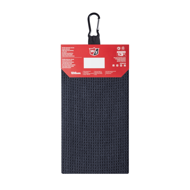 Wilson - Tri-Fold Towel - Black