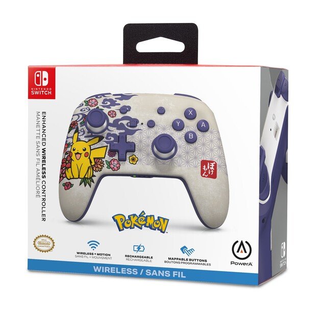 PowerA Enhanced Wireless Controller - Pikachu Blossom (Nintendo Switch)