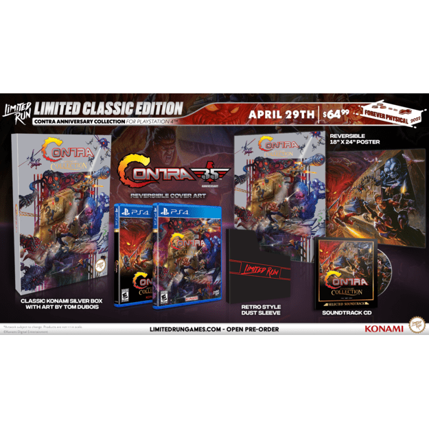 Contra Anniversary Collection Classic Edition

  - PlayStation 4