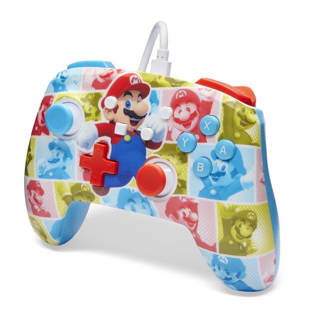 PowerA Enhanced Wired Controller - Mario Hero Reel (Nintendo Switch)