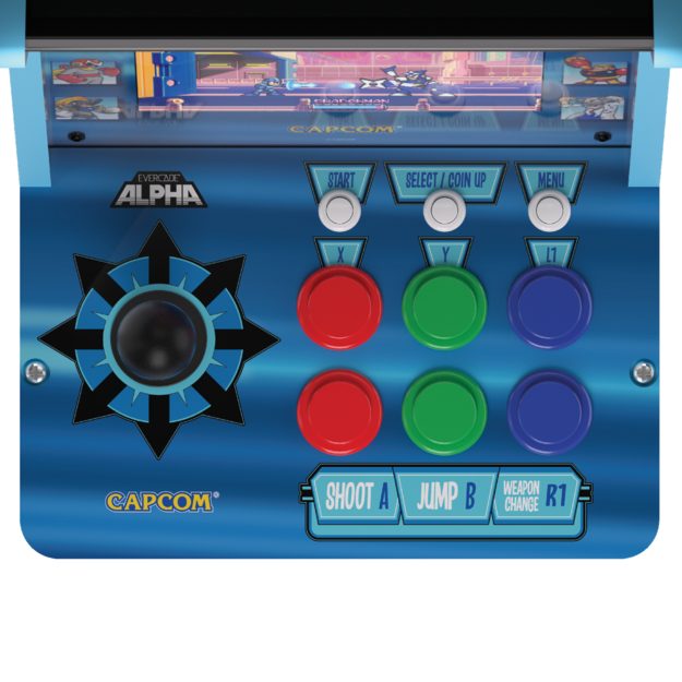 Evercade Alpha Mega Man Bartop Arcade