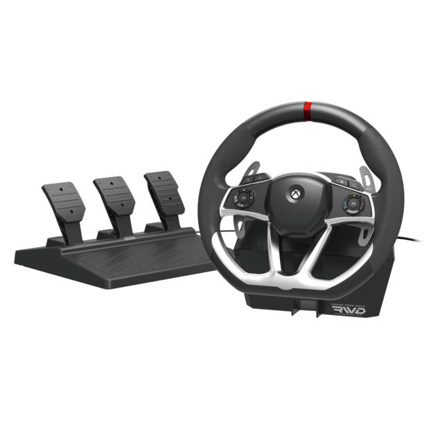 HORI - Force Feedback Racing Wheel DLX+ 7-Speed Racing Shifter Bundle For Xbox Series X - S, Xbox One and PC (Windows 11/10)
