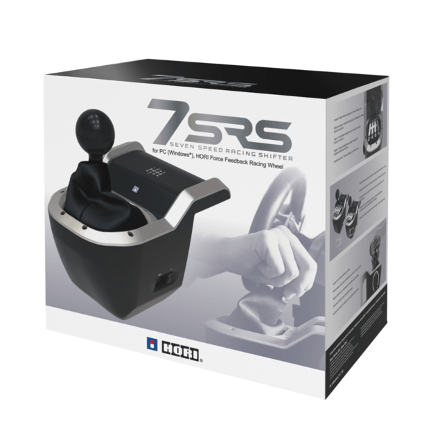 HORI - Force Feedback Racing Wheel DLX+ 7-Speed Racing Shifter Bundle For Xbox Series X - S, Xbox One and PC (Windows 11/10)