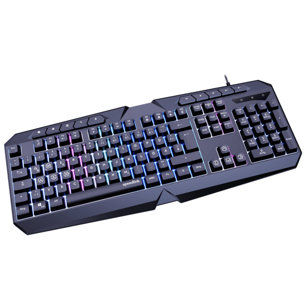 Speedlink - LUDICIUM RGB Rainbow Gaming Keyboard, black - US Layout