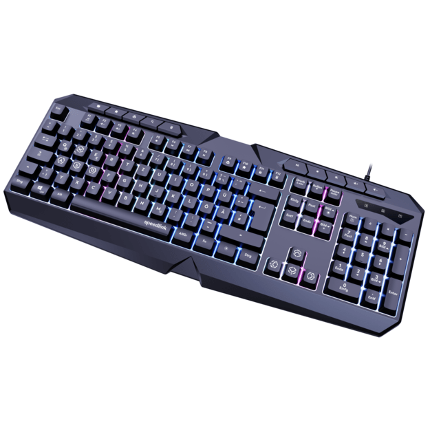 Speedlink - LUDICIUM RGB Rainbow Gaming Keyboard, black - US Layout