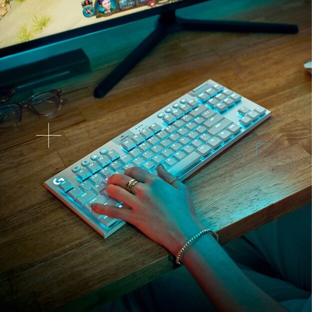 Logitech - G915 X LIGHTSPEED TKL Low-Profile Wireless Gaming Keyboard