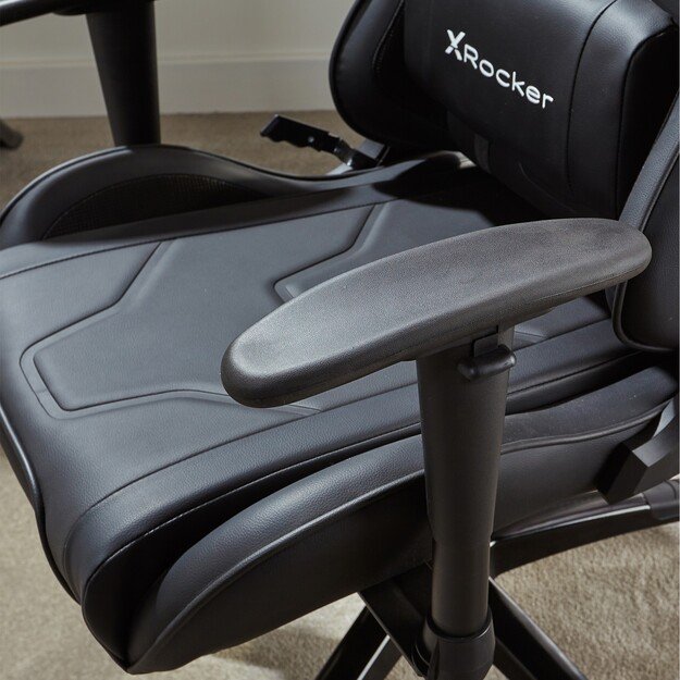 XROCKER AGILITY SPORT ESPORT PC OFFICE GAMING CHAIR - CARBON BLACK