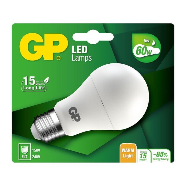 GP - LED Lamp Classic, E27, 9W (60W), 806lm