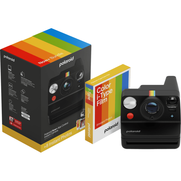 Polaroid - Now+ Gen 3 Black - bundle with Color Film (8 photos)