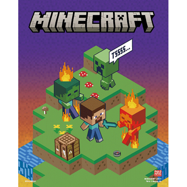 PYRAMID MINECRAFT - LENTICULAR POSTER