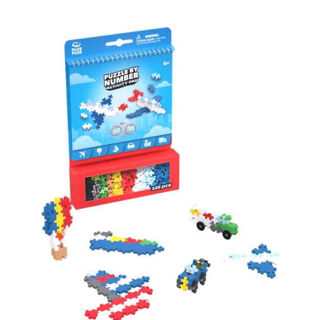 Plus Plus - Activity Pad – Transportation - (3990)