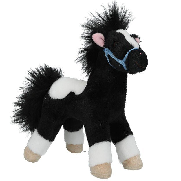 Miss Melody - Plush Horse Black White 18cm - (0413479)