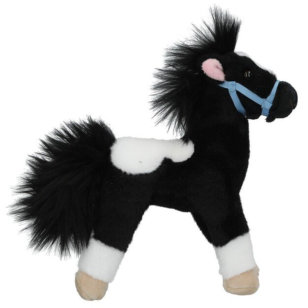 Miss Melody - Plush Horse Black White 18cm - (0413479)