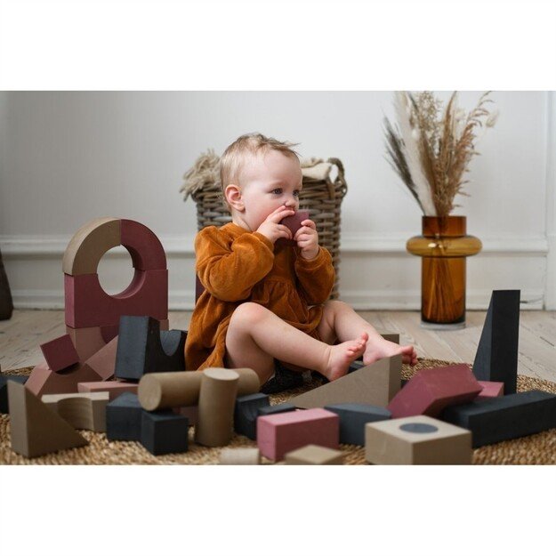 BabyTrold - Foam building blocks - Sand (18-49SA)