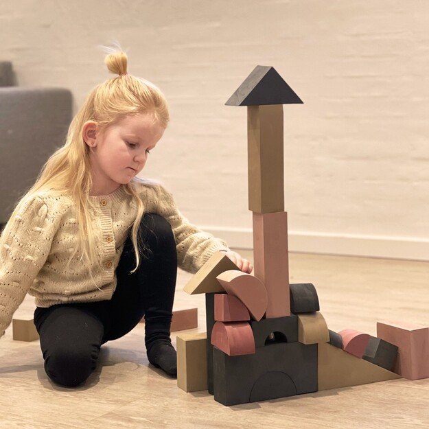 BabyTrold - Foam building blocks - Sand (18-49SA)