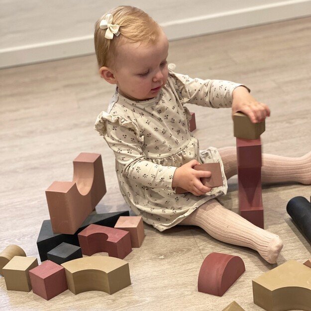 BabyTrold - Foam building blocks - Sand (18-49SA)