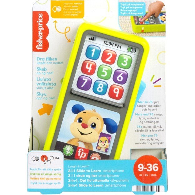 Fisher-Price Infant - Laugh & Learn - 2-in-1 Slide to Learn Smartphone (HNL41)