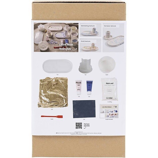 Starter Craft Kit - Resin Casting - 3 Candle Holders & 2 Trays (977539)