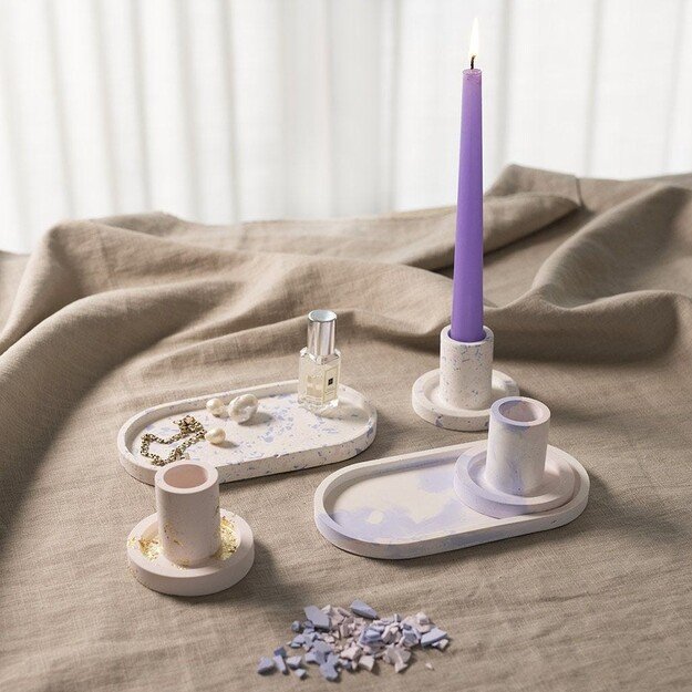 Starter Craft Kit - Resin Casting - 3 Candle Holders & 2 Trays (977539)