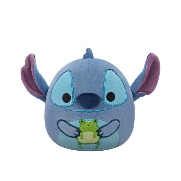 Squishmallows - 20 cm Plush Disney Stitch - Stitch holding frog
