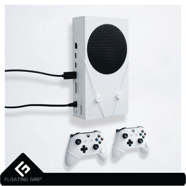 Floating Grip Xbox Seriex S Wall Mount - Bundle White 5