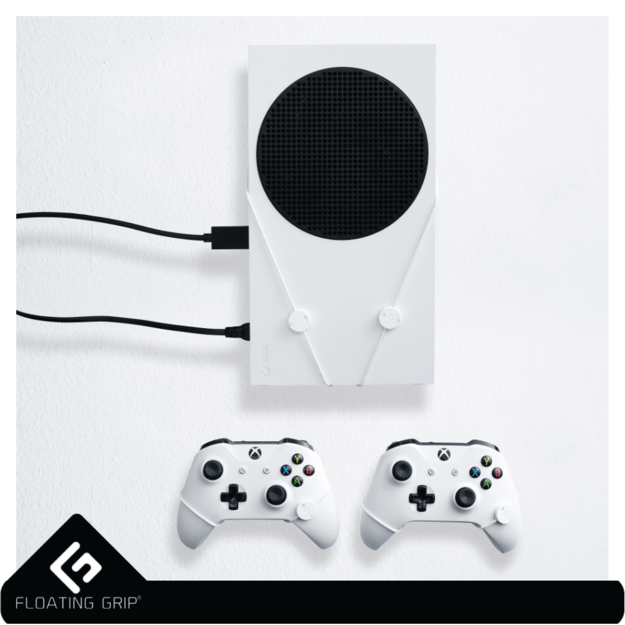Floating Grip Xbox Seriex S Wall Mount - Bundle White 7