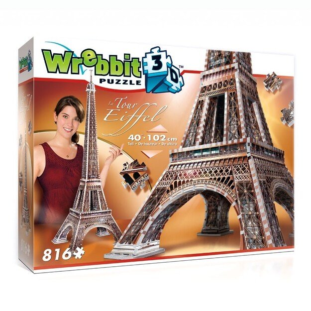 Wrebbit 3D Puzzle - The Eiffel Tower (40970028)