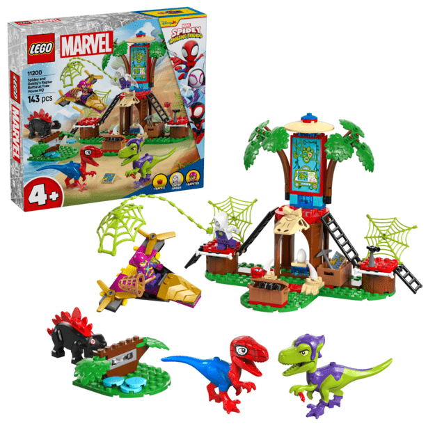 LEGO - Spidey - Spidey and Gobby's Raptor Battle at Tree House HQ (11200)
