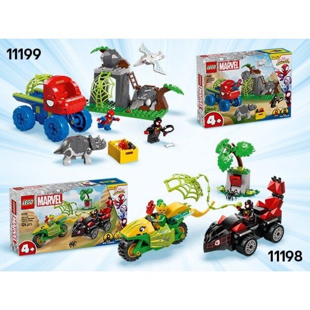 LEGO - Spidey - Spidey and Gobby's Raptor Battle at Tree House HQ (11200)