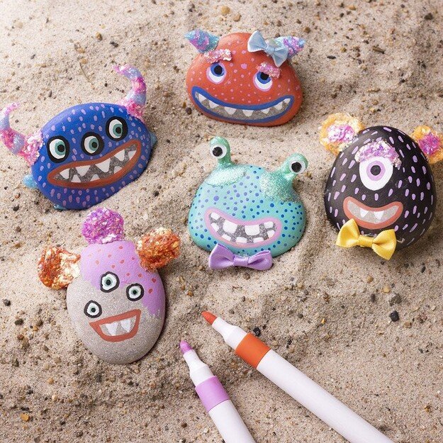 Craft Kit - Stone Decoration - Monster (977677)