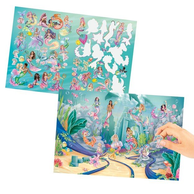 Topmodel - TOPModel Metallic Stickerworld MERMAID - (413395)