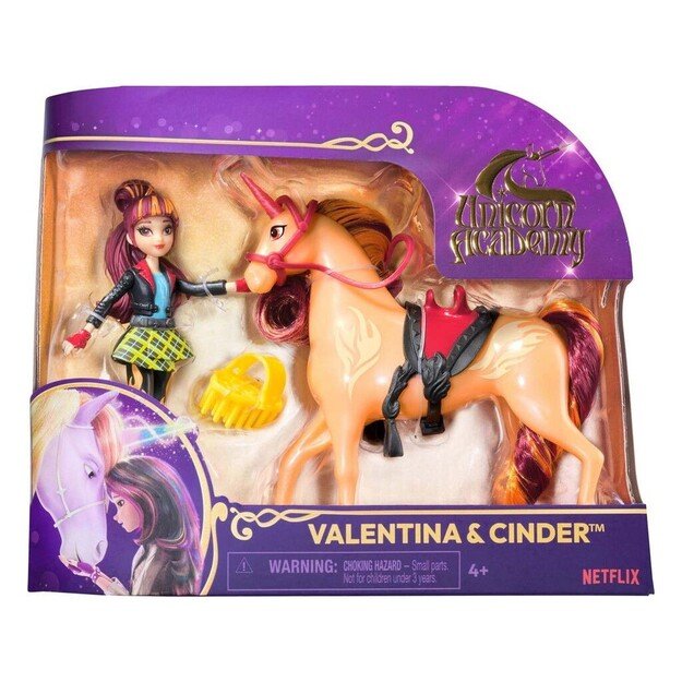 Unicorn Academy - Doll & Unicorn- Valentina & Cinder (6066850)