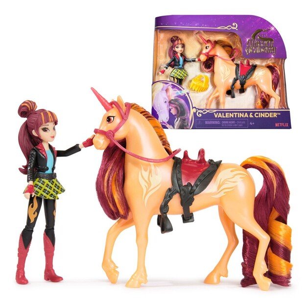 Unicorn Academy - Doll & Unicorn- Valentina & Cinder (6066850)