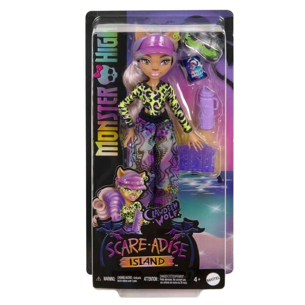 Monster High - Scare-adise Island Clawdeen Doll - (218-2503)