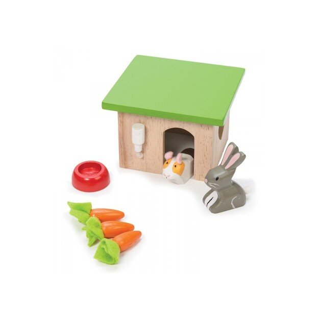 Le Toy Van - Dollhouse Pet Set, Bunny and Guinea and Budkin - Summerfairy - (LME045 - LBK761)