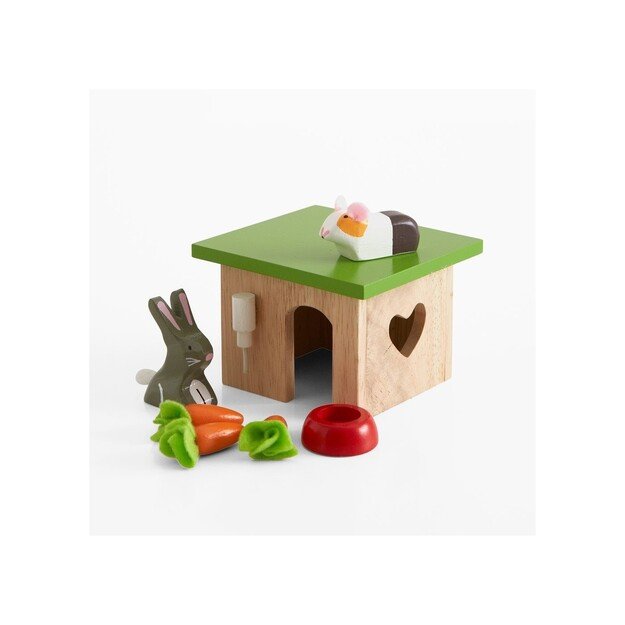 Le Toy Van - Dollhouse Pet Set, Bunny and Guinea and Budkin - Summerfairy - (LME045 - LBK761)
