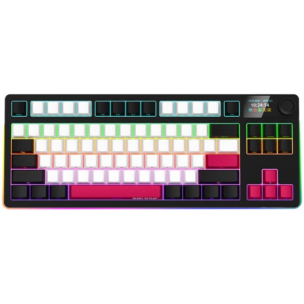 Gaming Keyboard LORGAR LRG-KBP70TKLW-BK-US 1