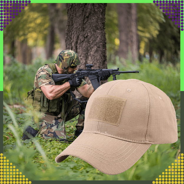 Wojskowa Czapka Baseballowa Taktyczna Kamuflaż Molle Militarna Wędkarska 13