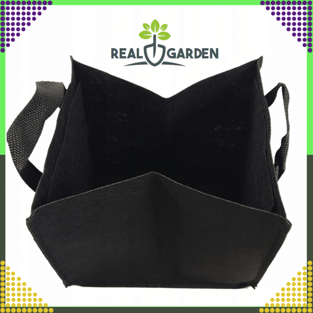 Wicker Flower Pot Bag for Planting Vegetables and Flowers 26.5L