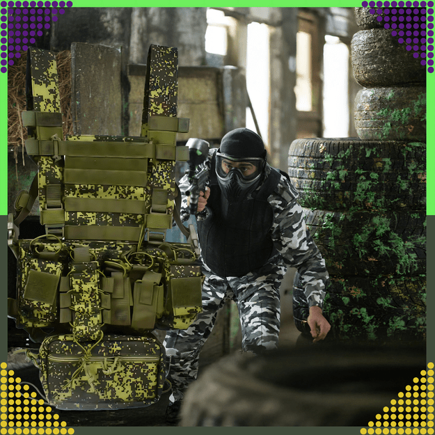 Kamizelka Taktyczna Wosjkowa Ochronna Molle Lekka Airsoft Zasobnik Asg 22