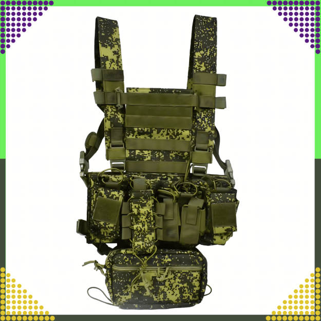 Tactical Military Vest Protective Molle Lightweight Airsoft Asg Pouch